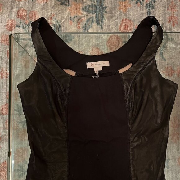 Vintage Mesh Paneled BCBG Sleeveless Top - Picture 1 of 4